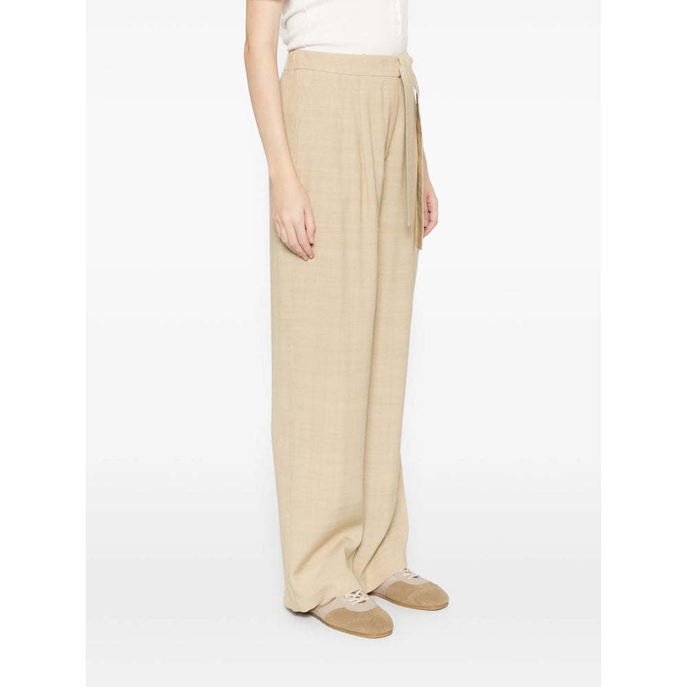 Herno Neutrals Trousers - Straight Trousers Women HERNO