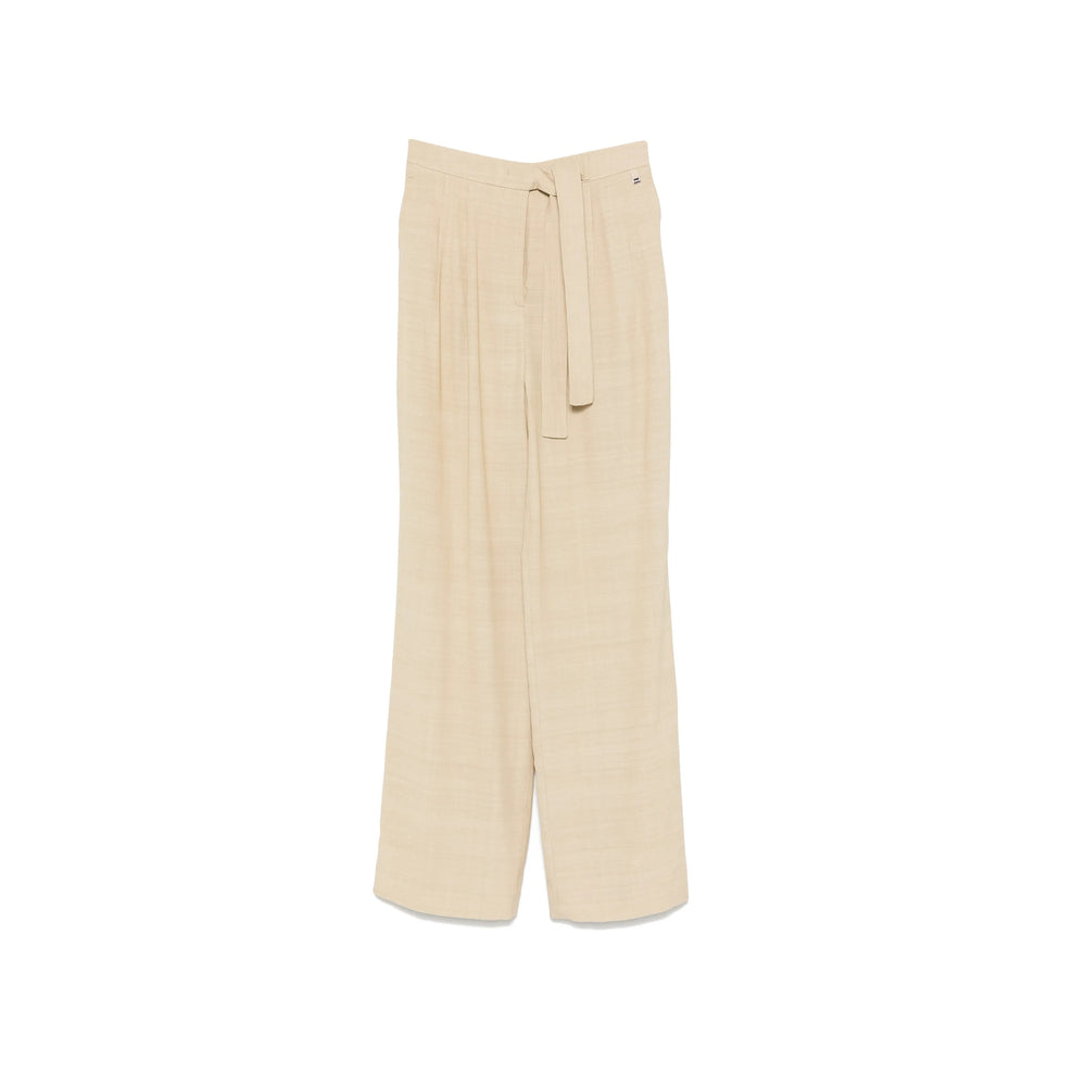 Herno Neutrals Trousers - Straight Trousers Women HERNO