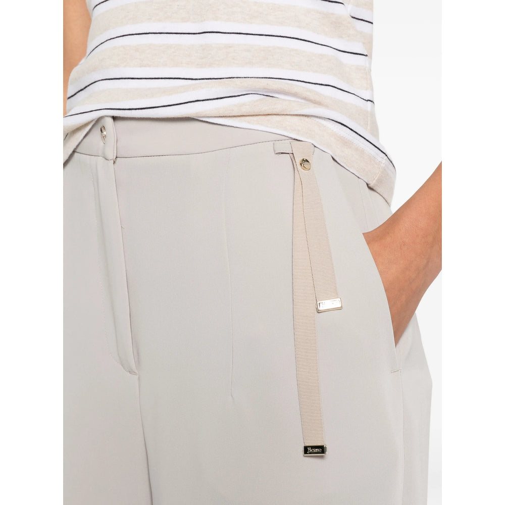 Herno Grey Trousers - Straight Trousers Women HERNO