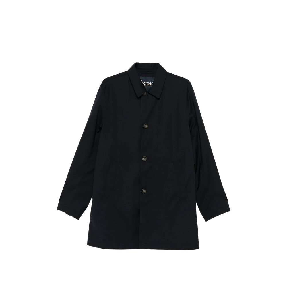 Herno Blue Coats - Raincoats Men HERNO