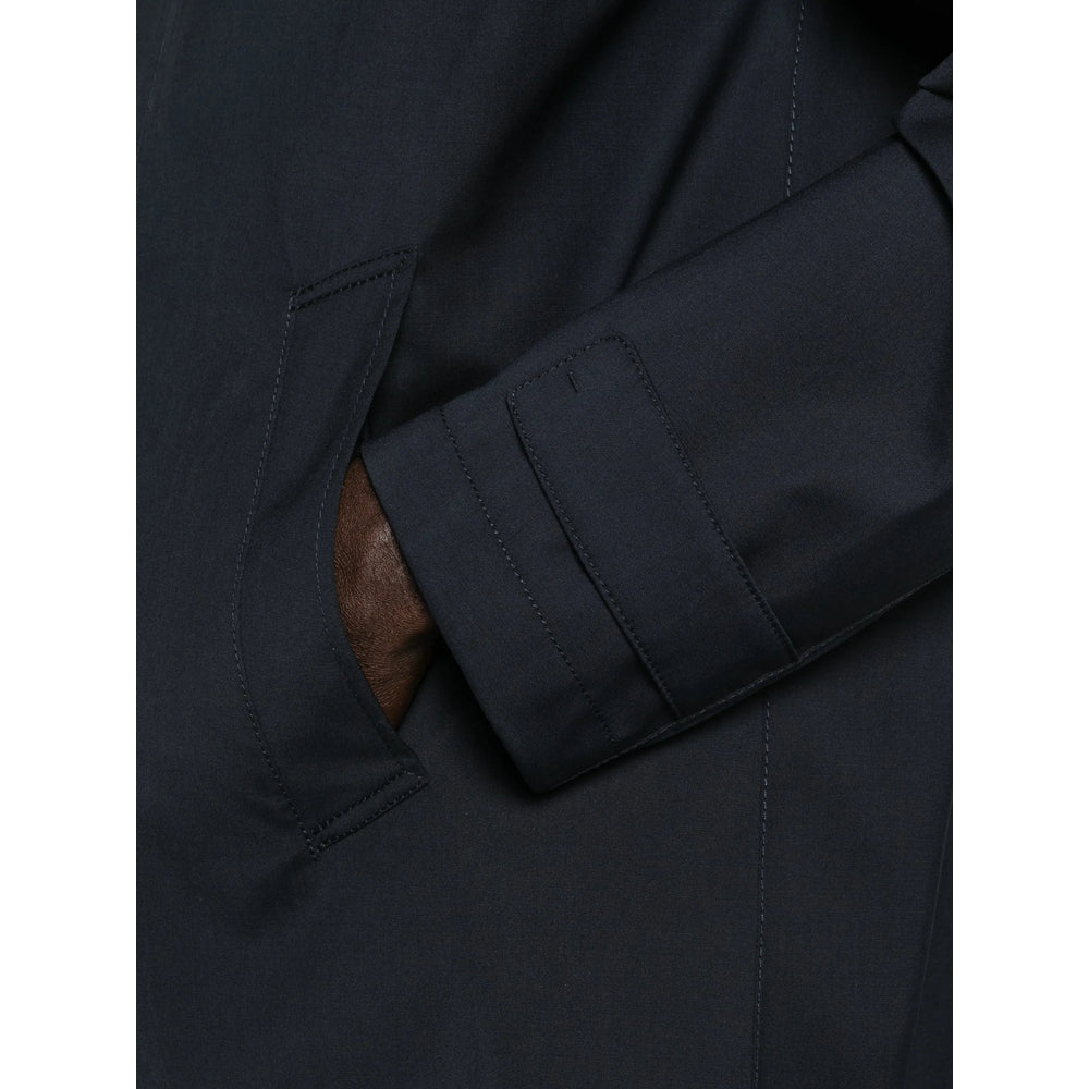 Herno Blue Coats - Raincoats Men HERNO