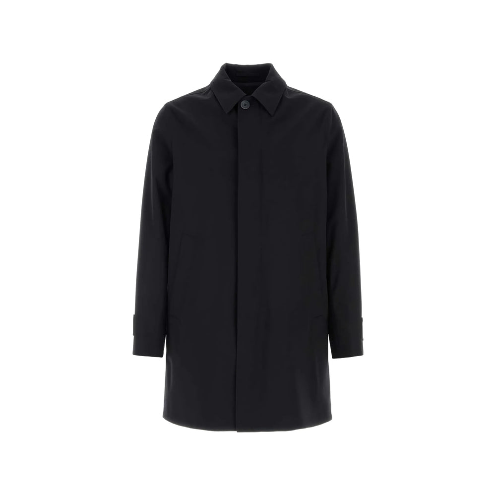 Herno Blue Coats - Raincoats Men HERNO