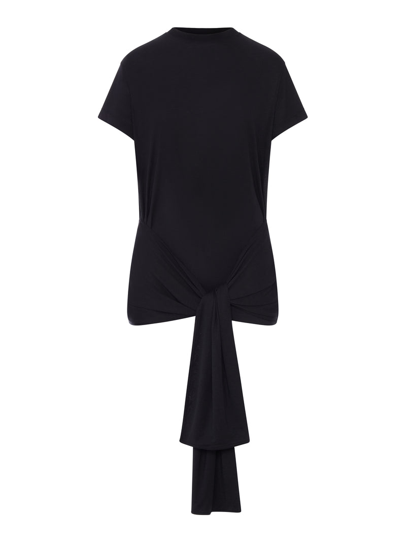 Toteme Women Cotton T-Shirt With Waist Belt TOTEME