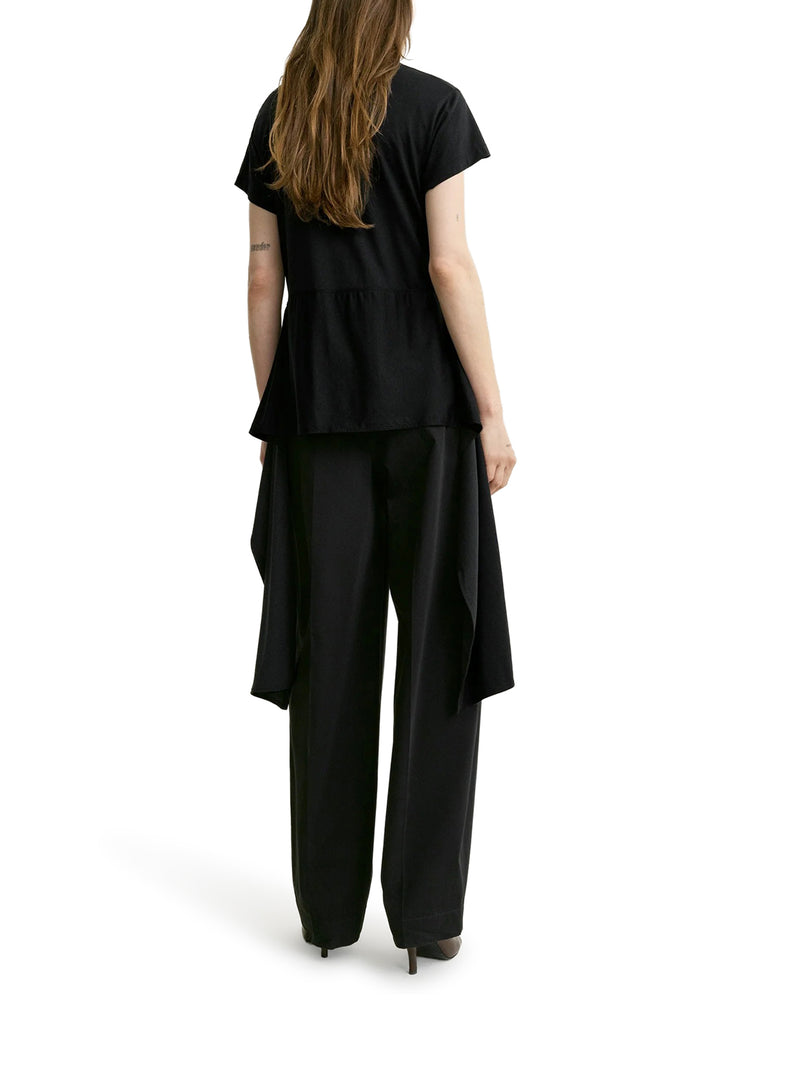 Toteme Women Cotton T-Shirt With Waist Belt TOTEME