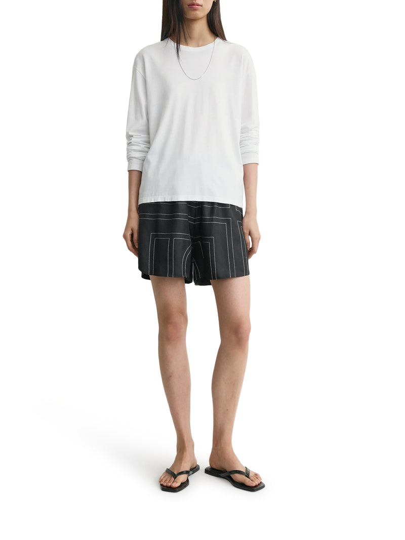 Toteme Women Shorts Monogram In Seta TOTEME