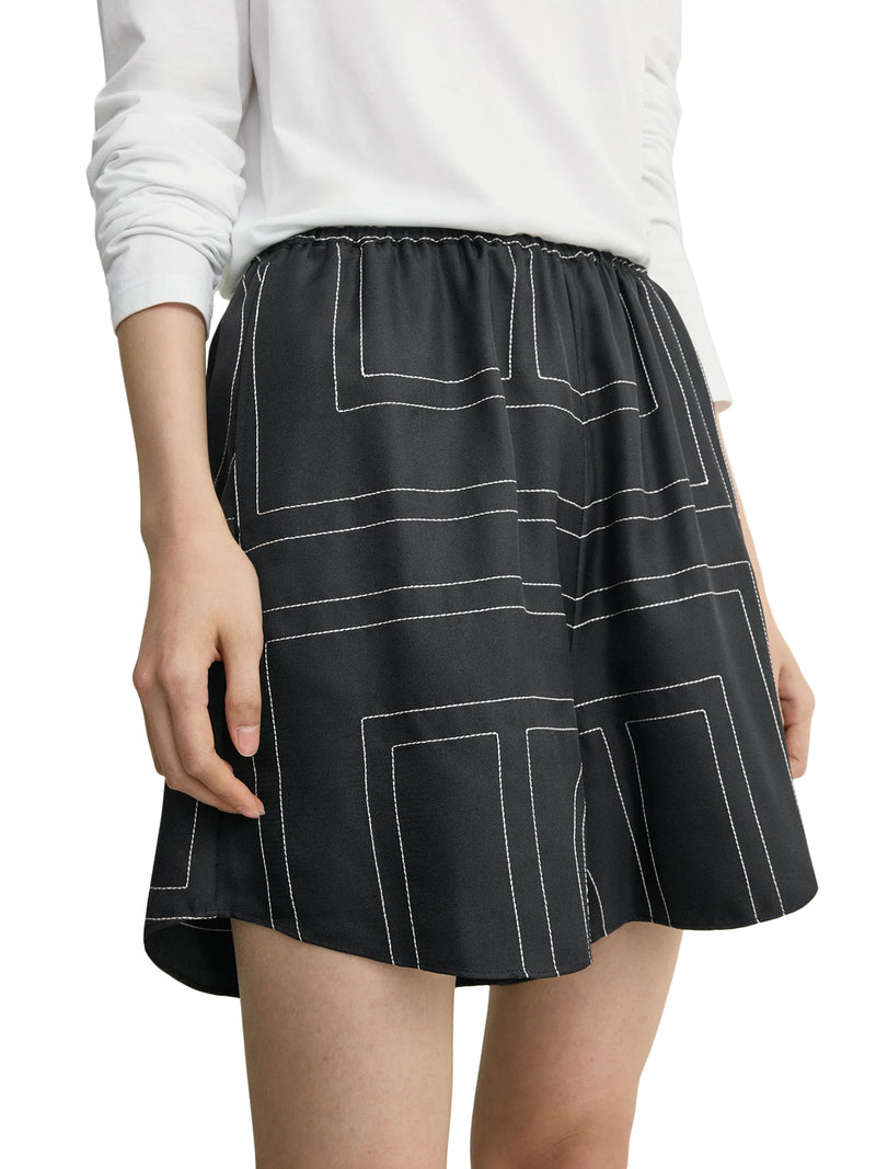 Toteme Women Shorts Monogram In Seta TOTEME