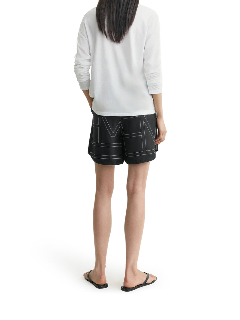 Toteme Women Shorts Monogram In Seta TOTEME