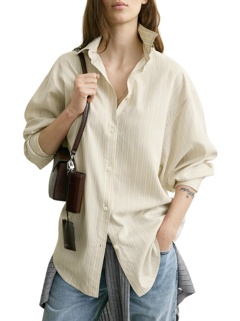 Toteme Women Oversized Striped Shirt TOTEME