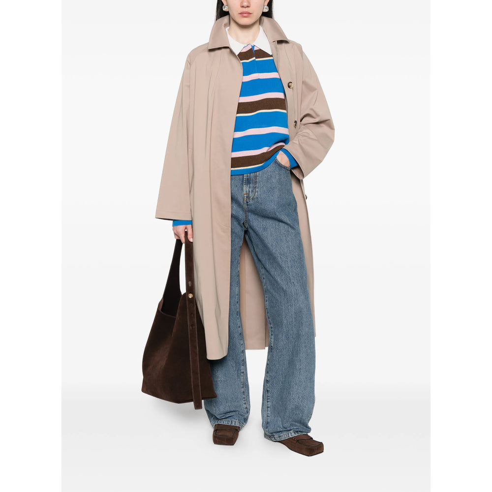 Harris Wharf London Neutrals Coats - Single Breasted Coats Women HARRIS WHARF LONDON