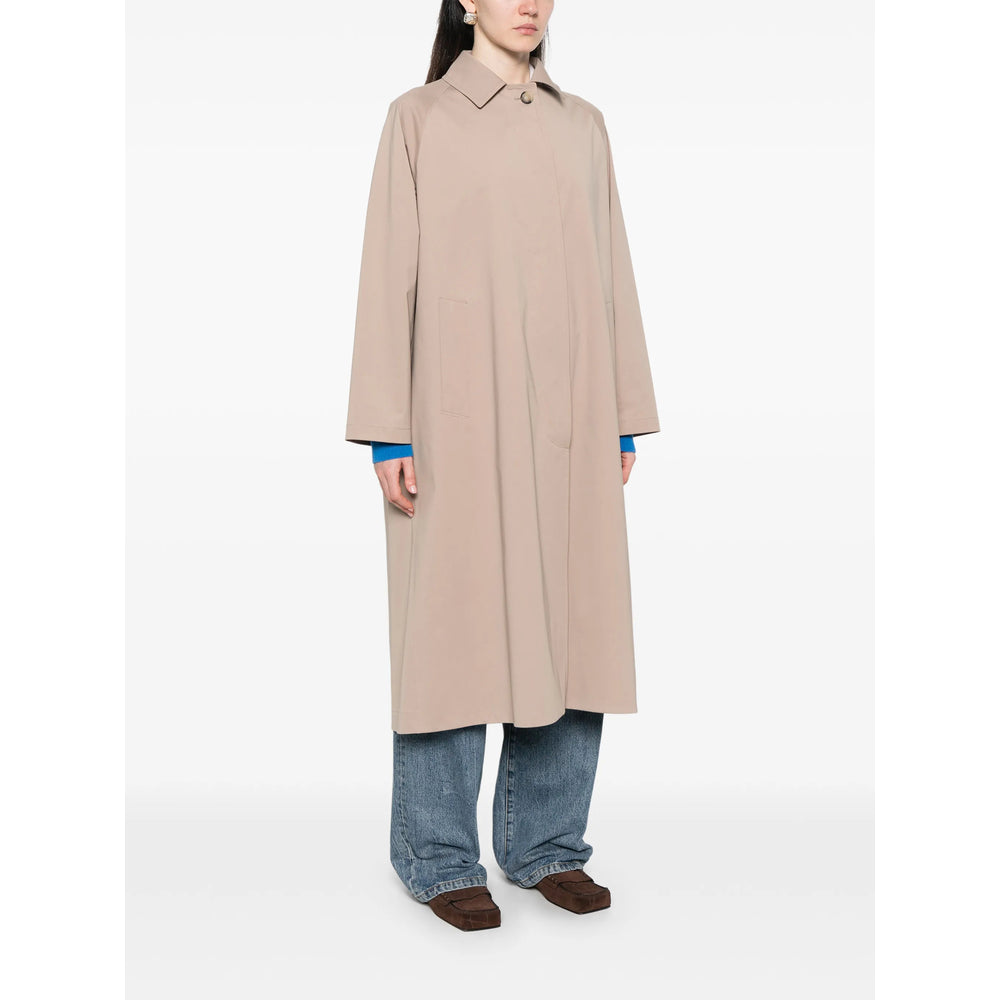 Harris Wharf London Neutrals Coats - Single Breasted Coats Women HARRIS WHARF LONDON