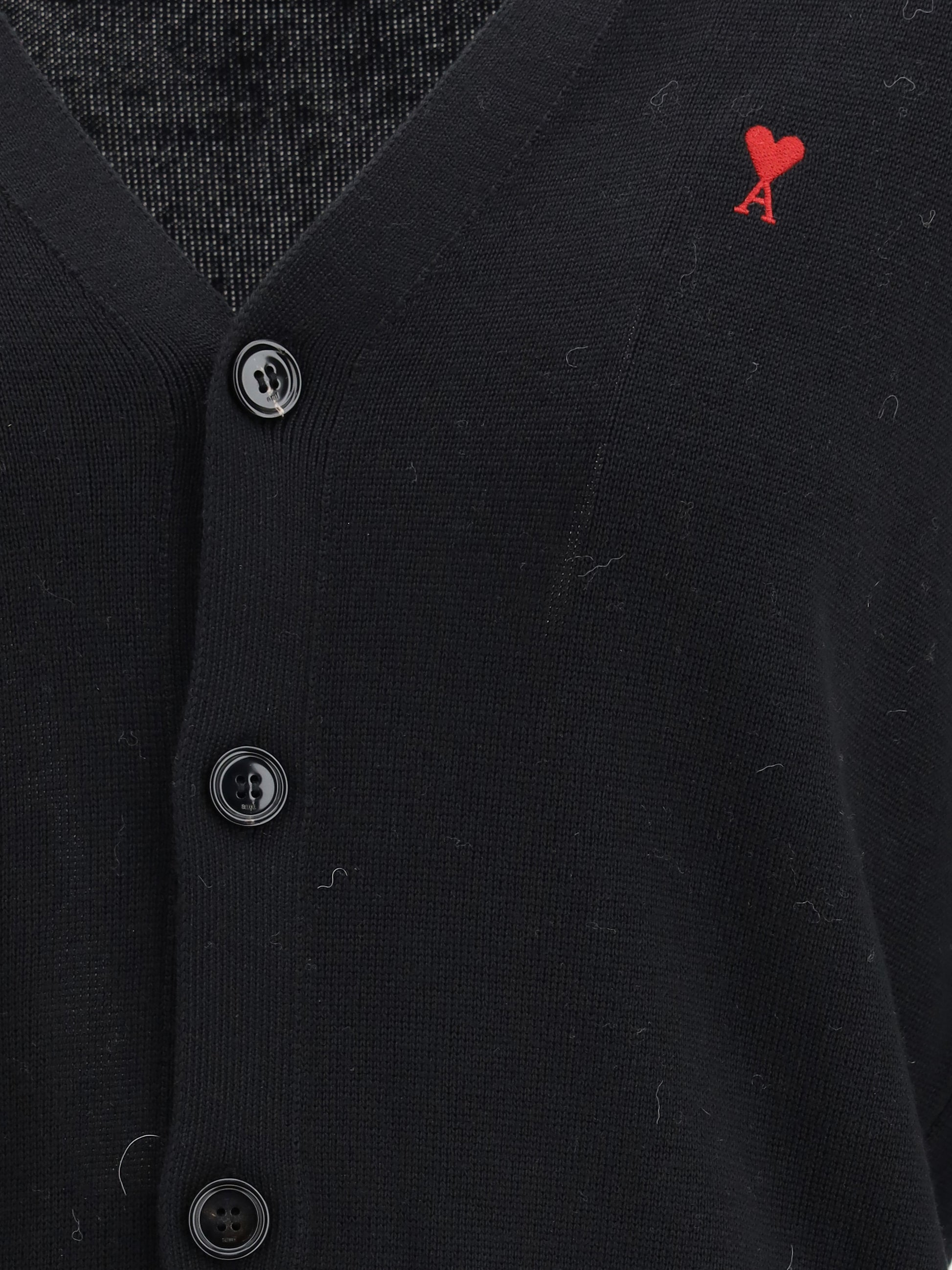 Ami Paris Men Ami De Coeur Cardigan AMI PARIS