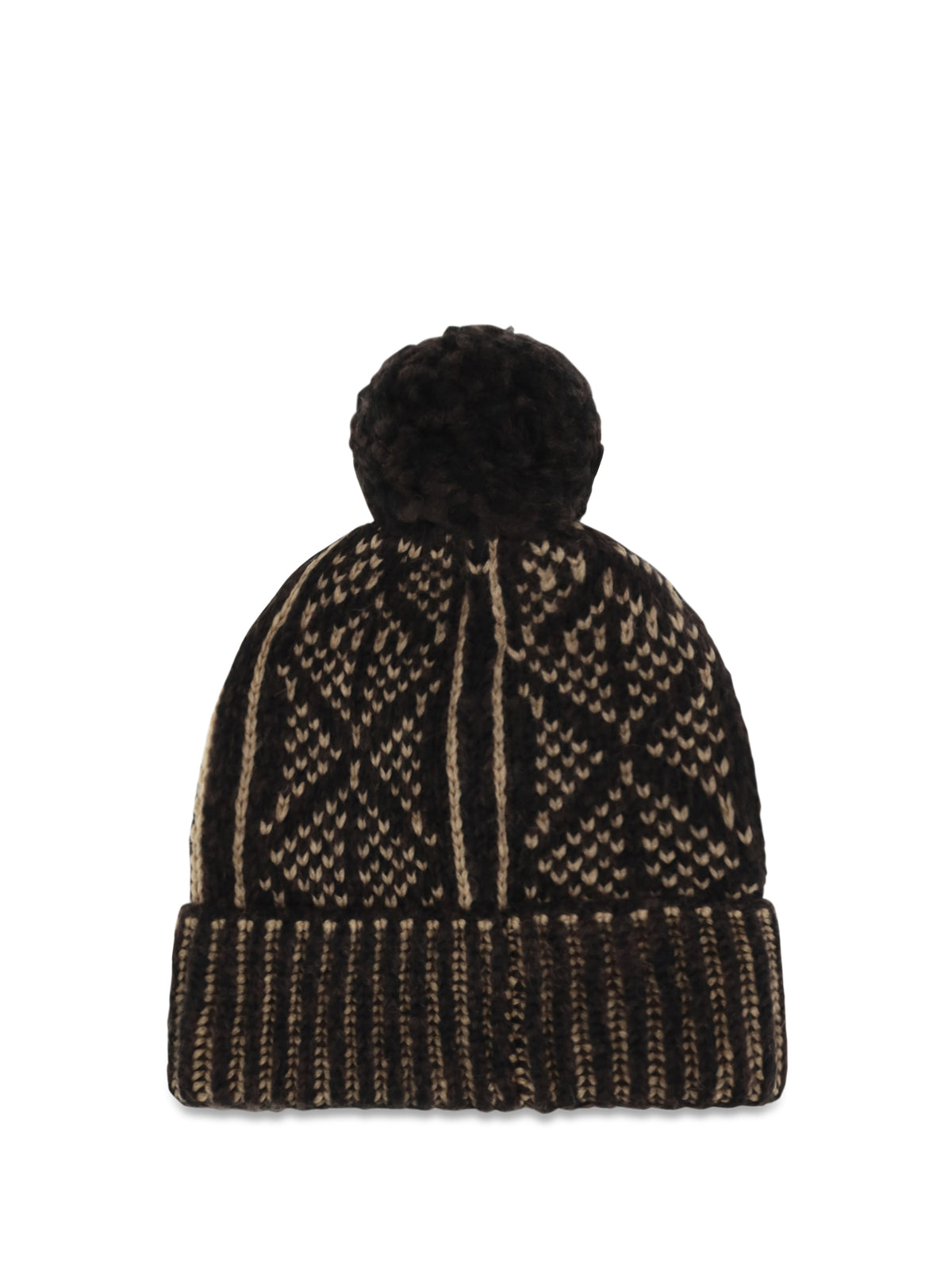 Moncler Grenoble Men Alpaca, Wool And Nylon Blend Beanie With Pom-Pom MONCLER GRENOBLE