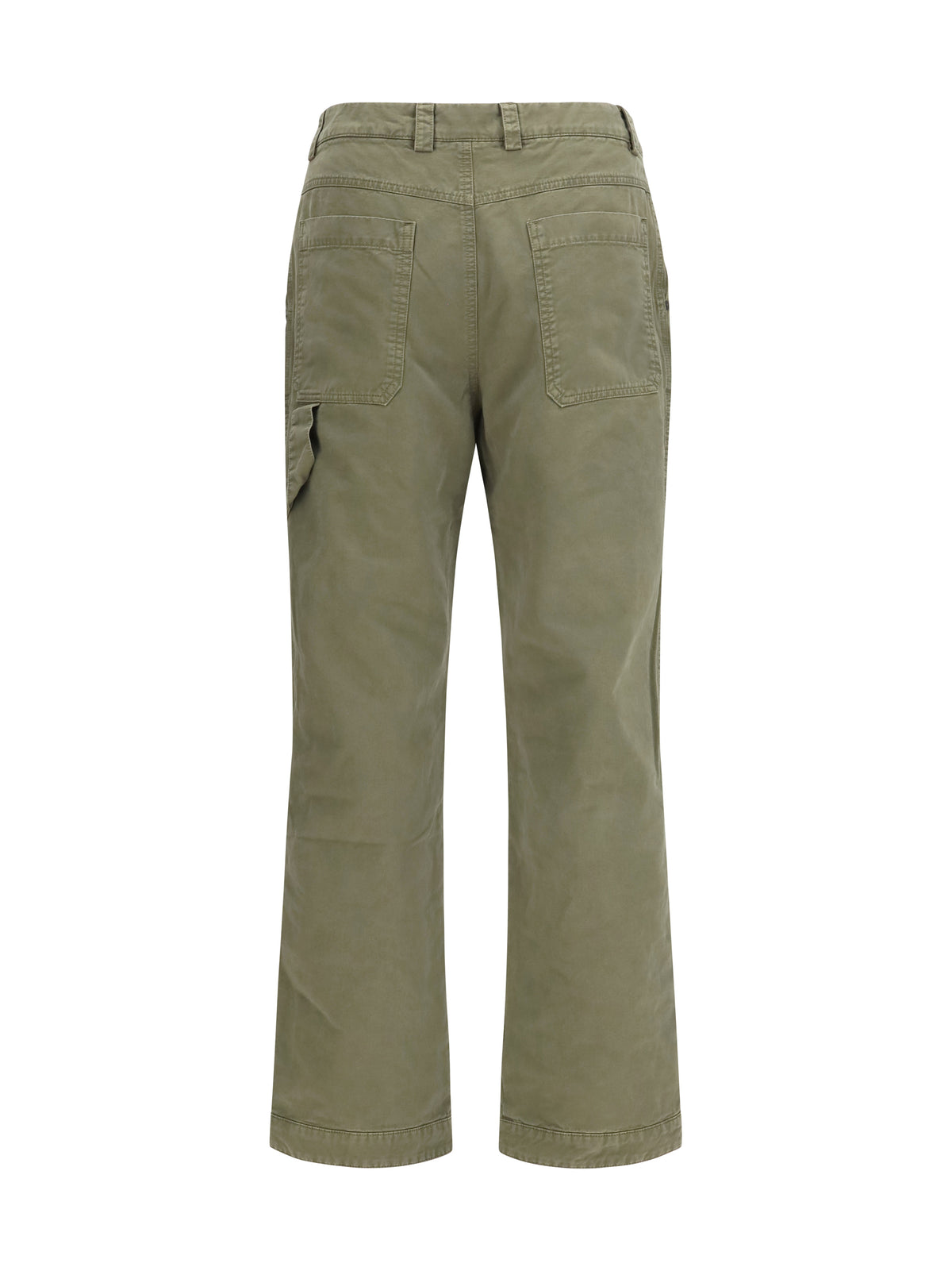 Off-White Men Racing Staff Cotton Gabardine Pants OFF-WHITE