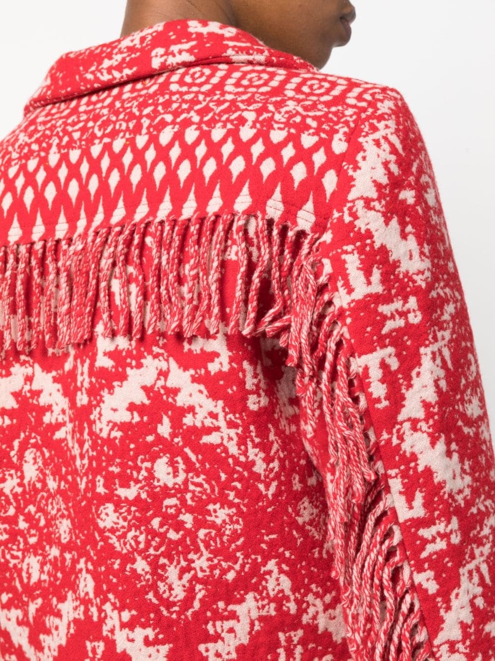 Forte_Forte Women Graphic-Print Fringe-Detail Jacket FORTE FORTE