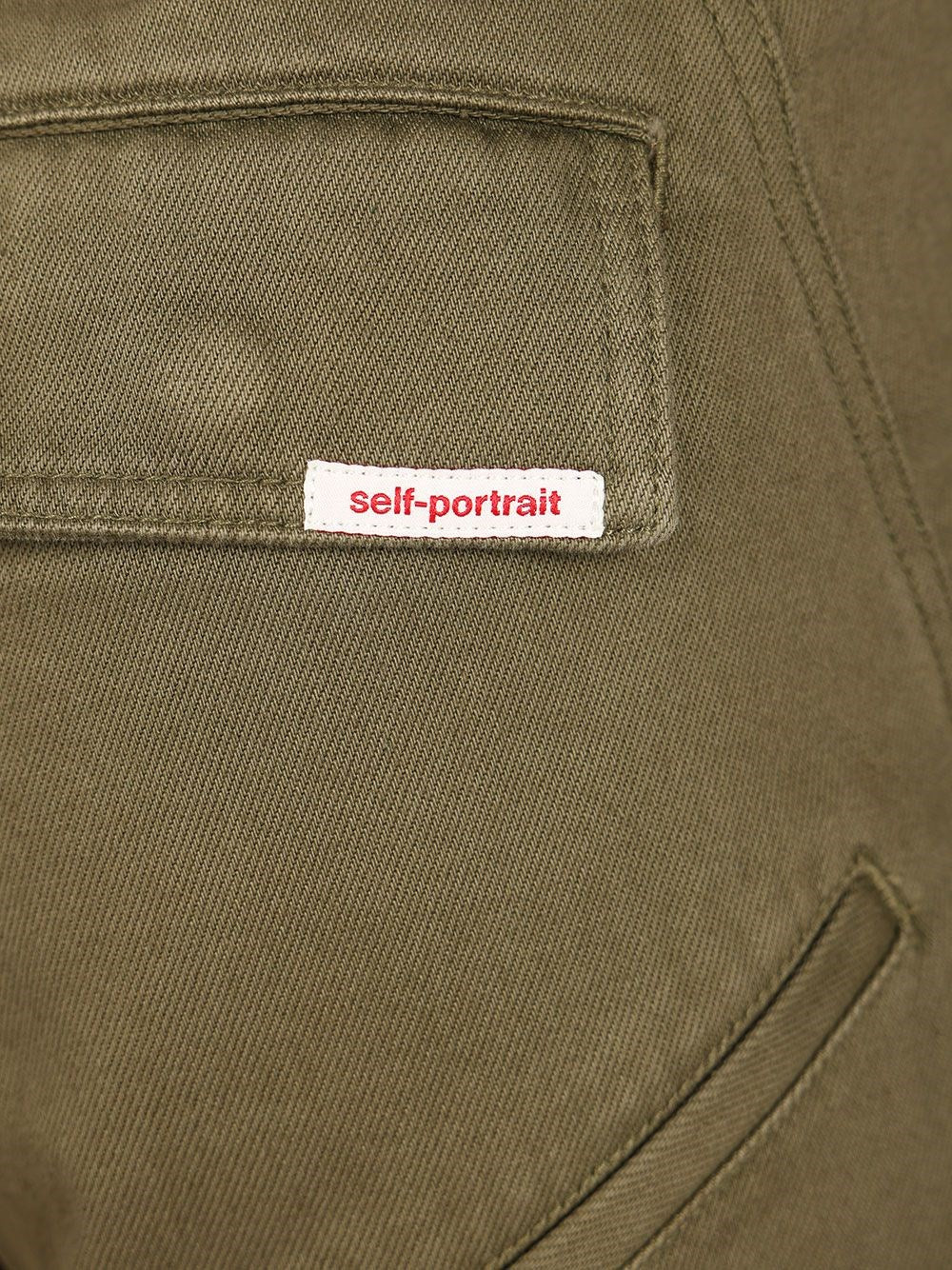 Self-Portrait Women Cargo Jeans SELF-PORTRAIT