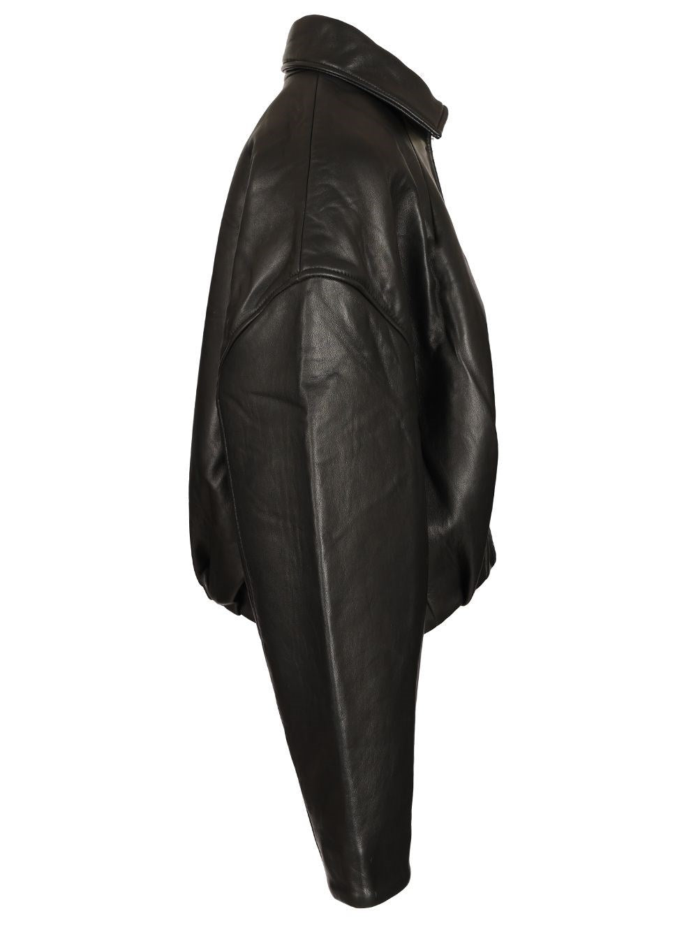 Rotate Women Boxy Leather Jacket ROTATE