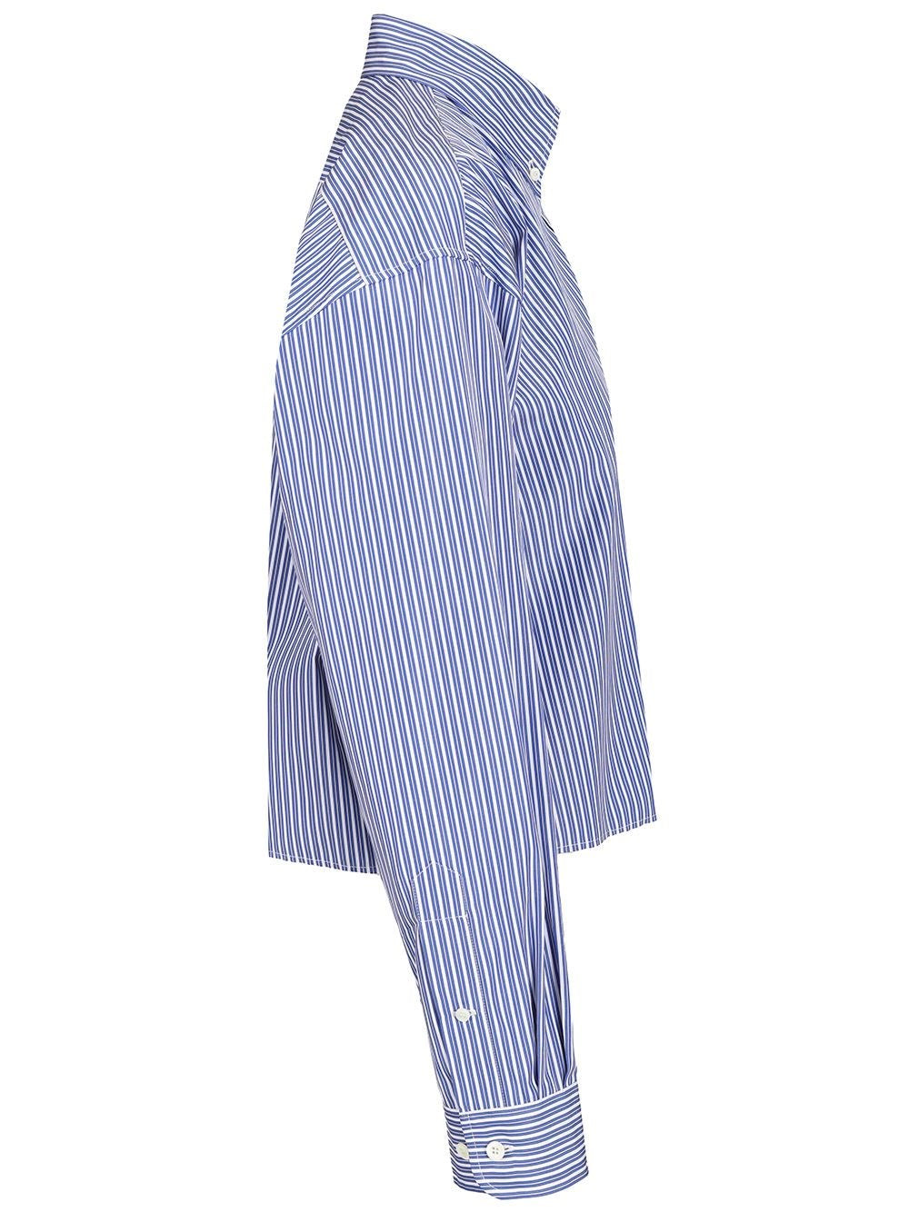 Miu Miu Women Poplin Shirt With Logo MIU MIU