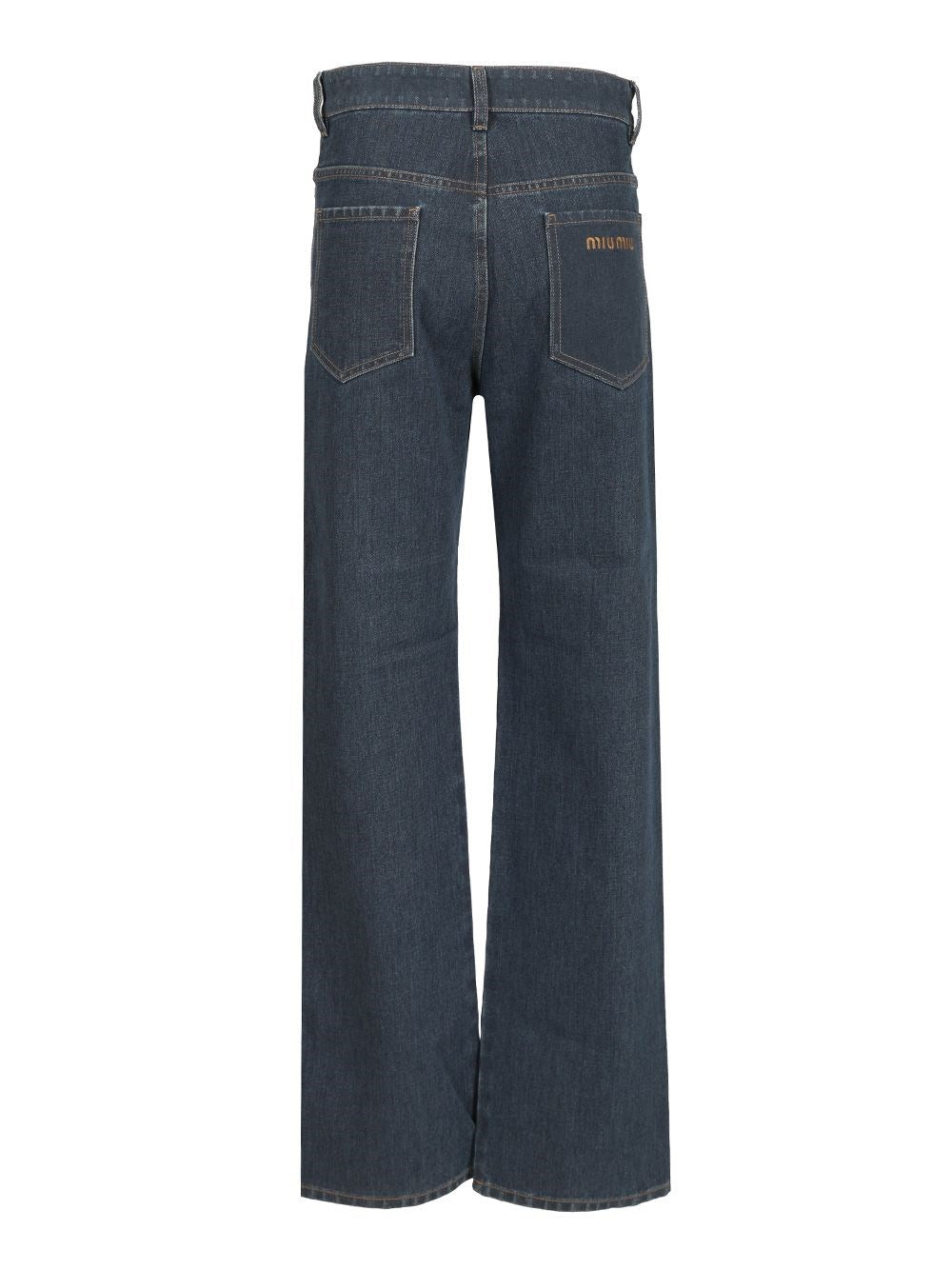 Miu Miu Women Straight-Leg Denim Trousers MIU MIU