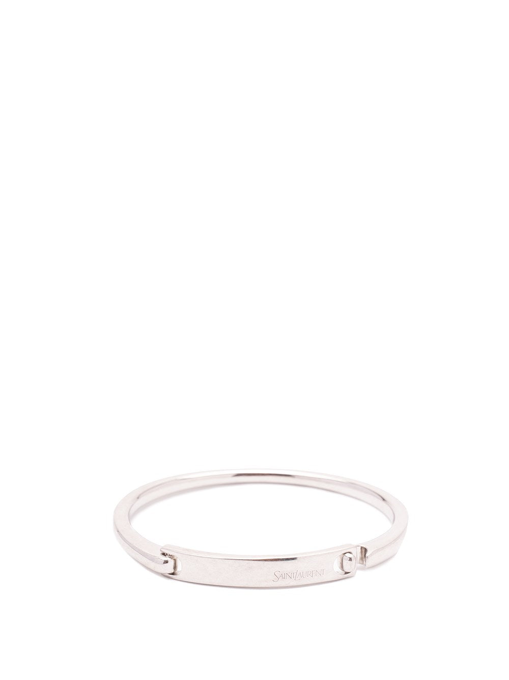 Saint Laurent Men `Jonc Plaque` Bracelet SAINT LAURENT