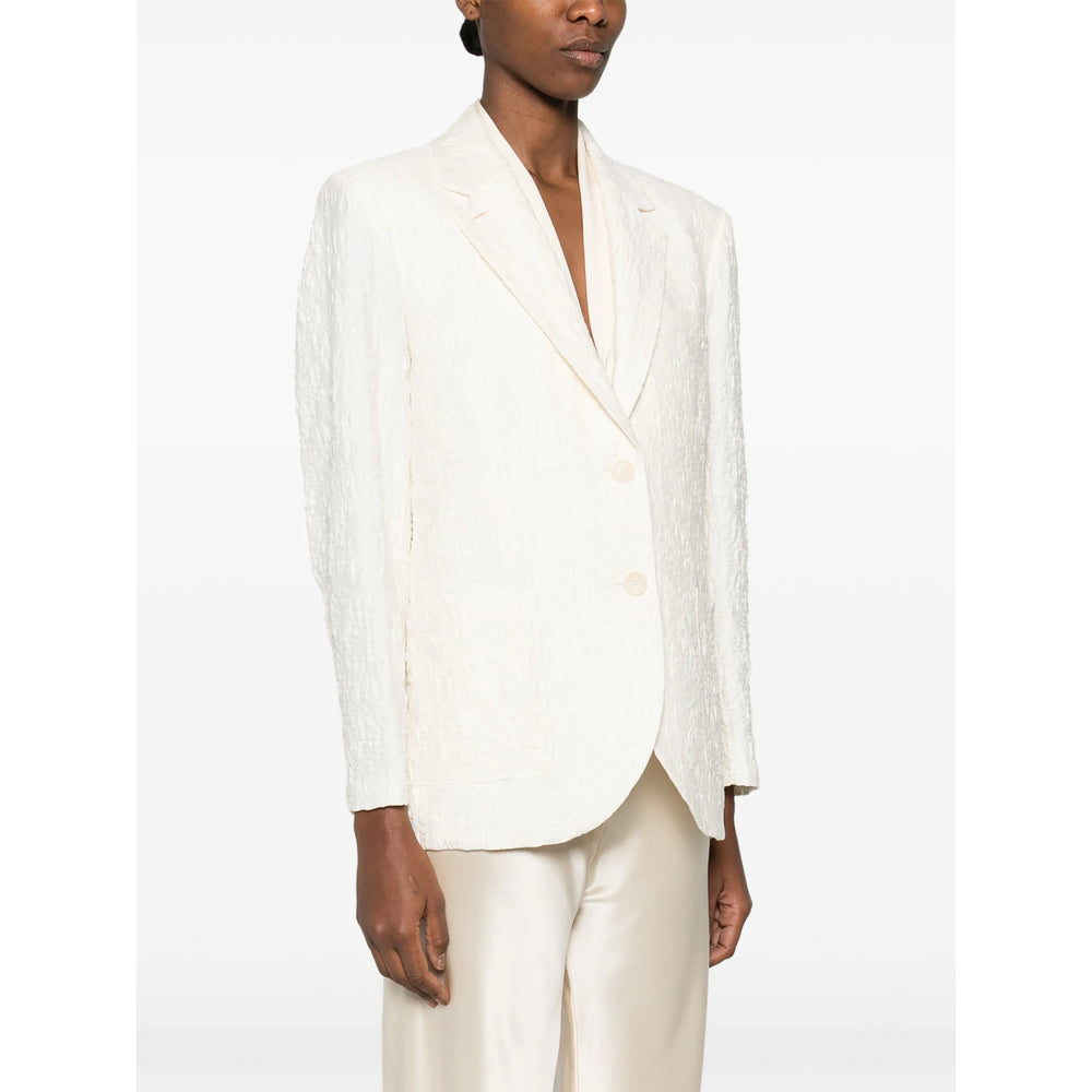 Harris Wharf London White Jackets - Blazers Women HARRIS WHARF LONDON
