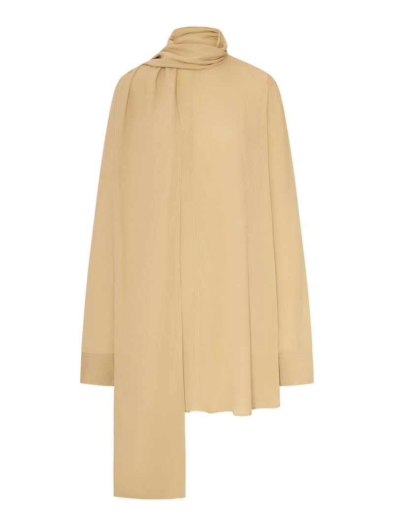 Toteme Women Blouse With Draped Scarf TOTEME