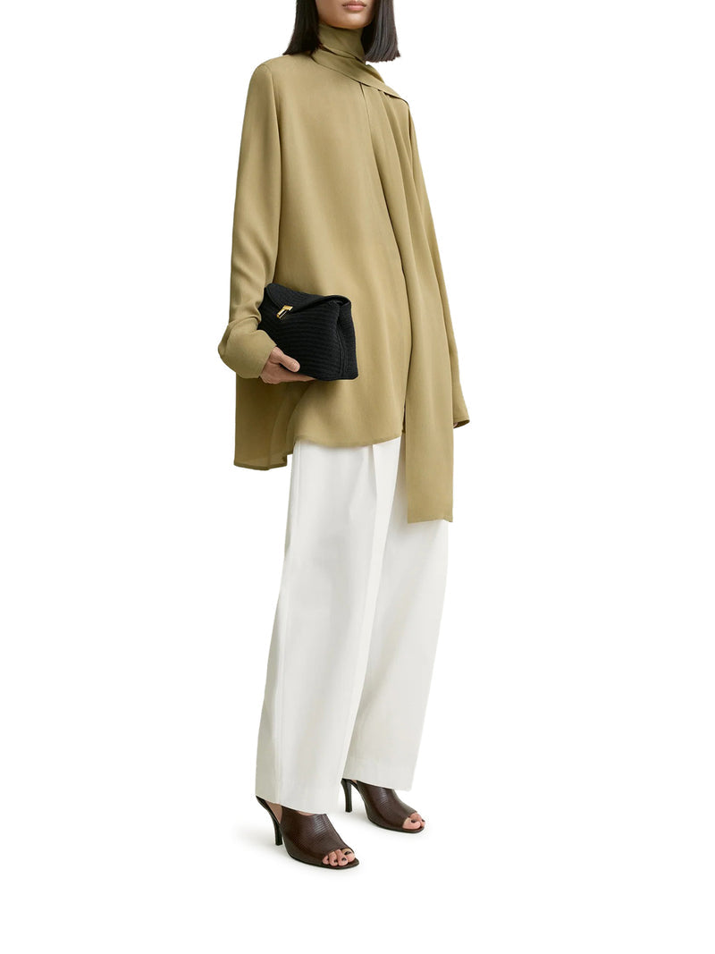 Toteme Women Blouse With Draped Scarf TOTEME