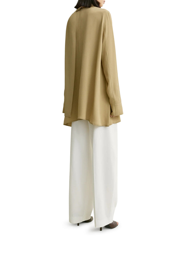 Toteme Women Blouse With Draped Scarf TOTEME