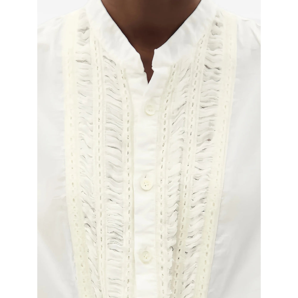 Ann Demeulemeester White Tops - Shirts Women ANN DEMEULEMEESTER