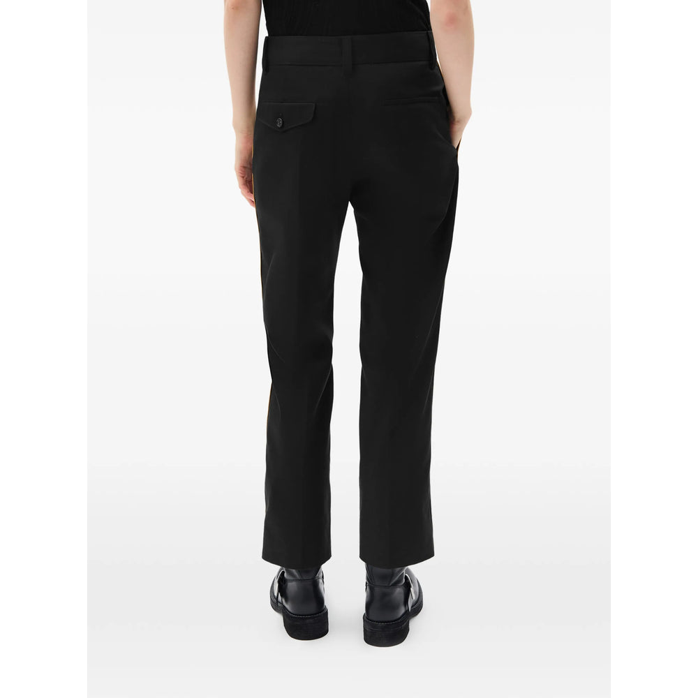 Ann Demeulemeester Black Trousers - Straight Trousers Women ANN DEMEULEMEESTER