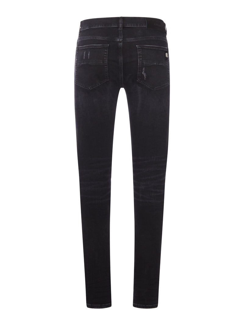 Amiri Men Skinny Jeans With Studs And Destroy Details AMIRI