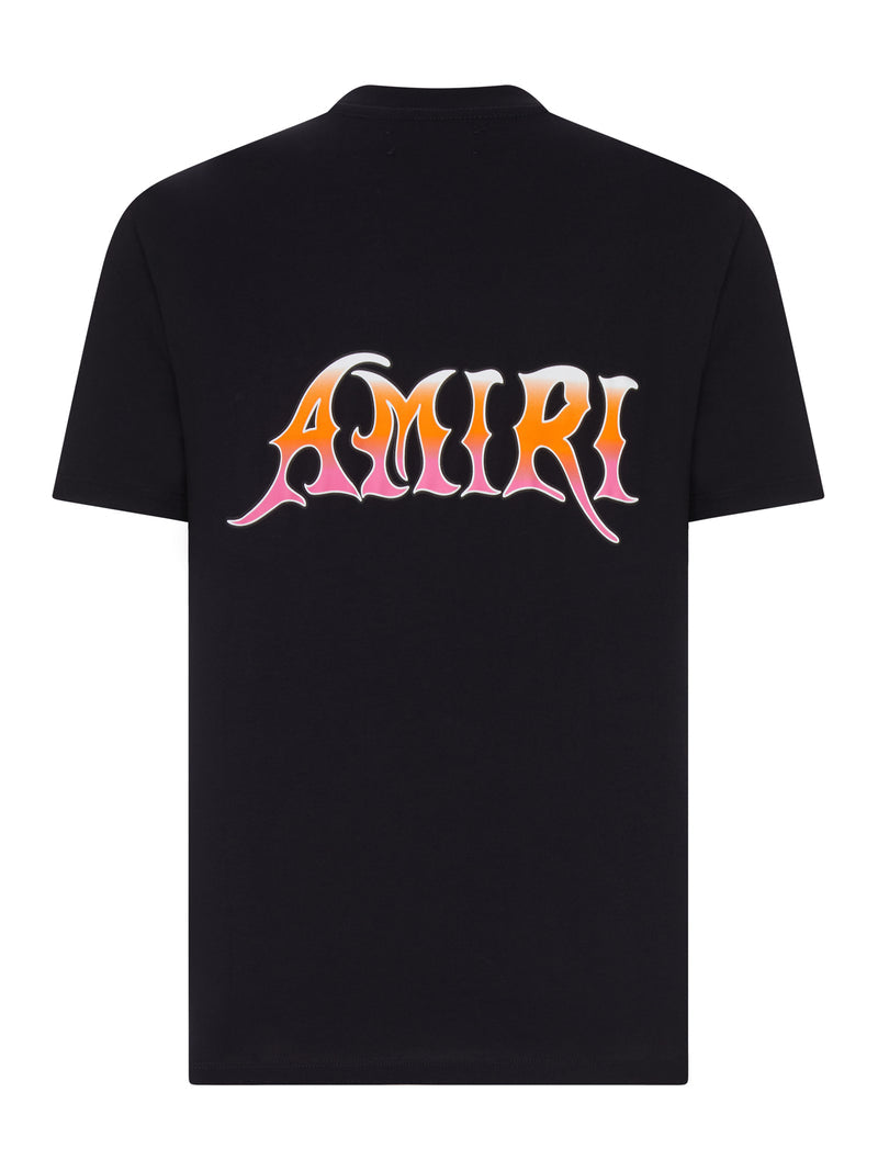 Amiri Men Cotton T-Shirt With Front Logo AMIRI