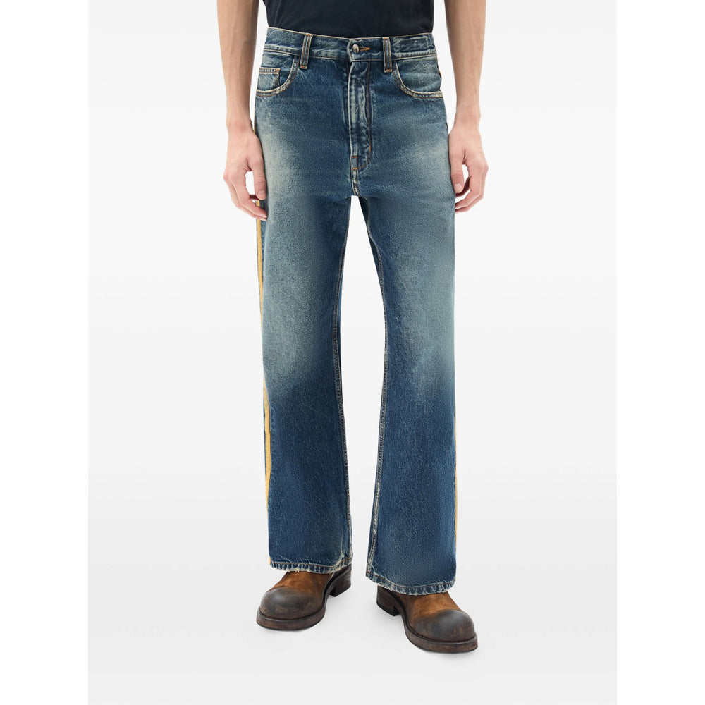 Ann Demeulemeester Blue Denim - Wide-Leg Jeans Men ANN DEMEULEMEESTER