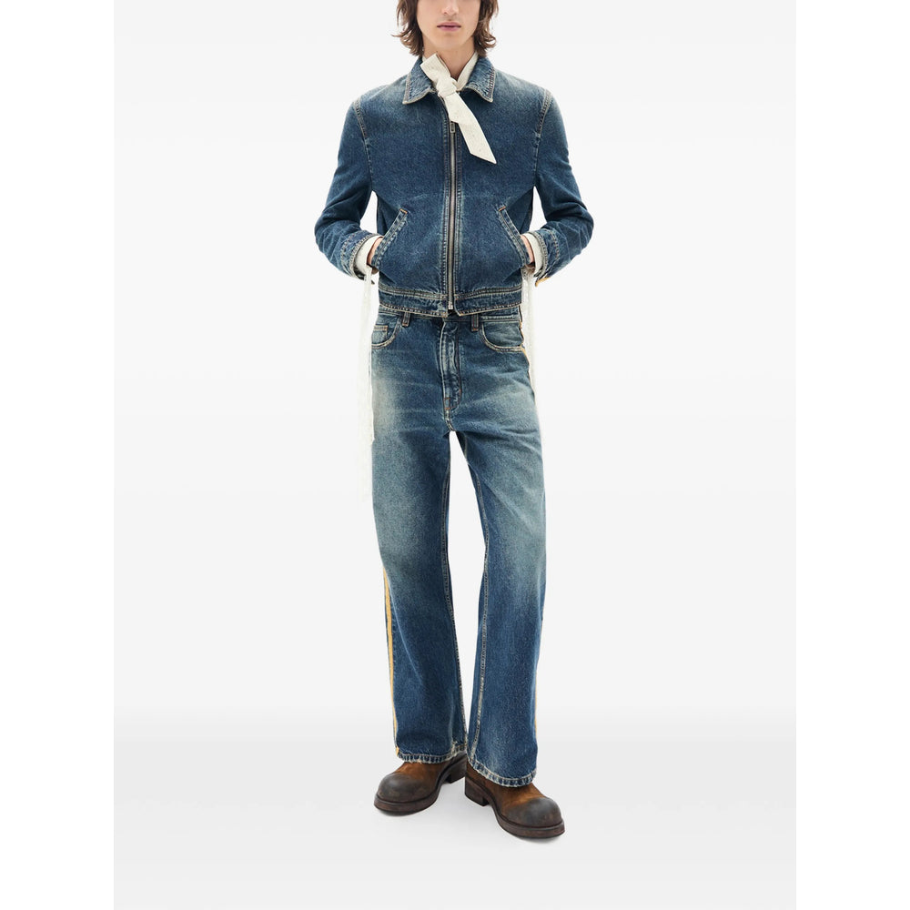 Ann Demeulemeester Blue Denim - Wide-Leg Jeans Men ANN DEMEULEMEESTER