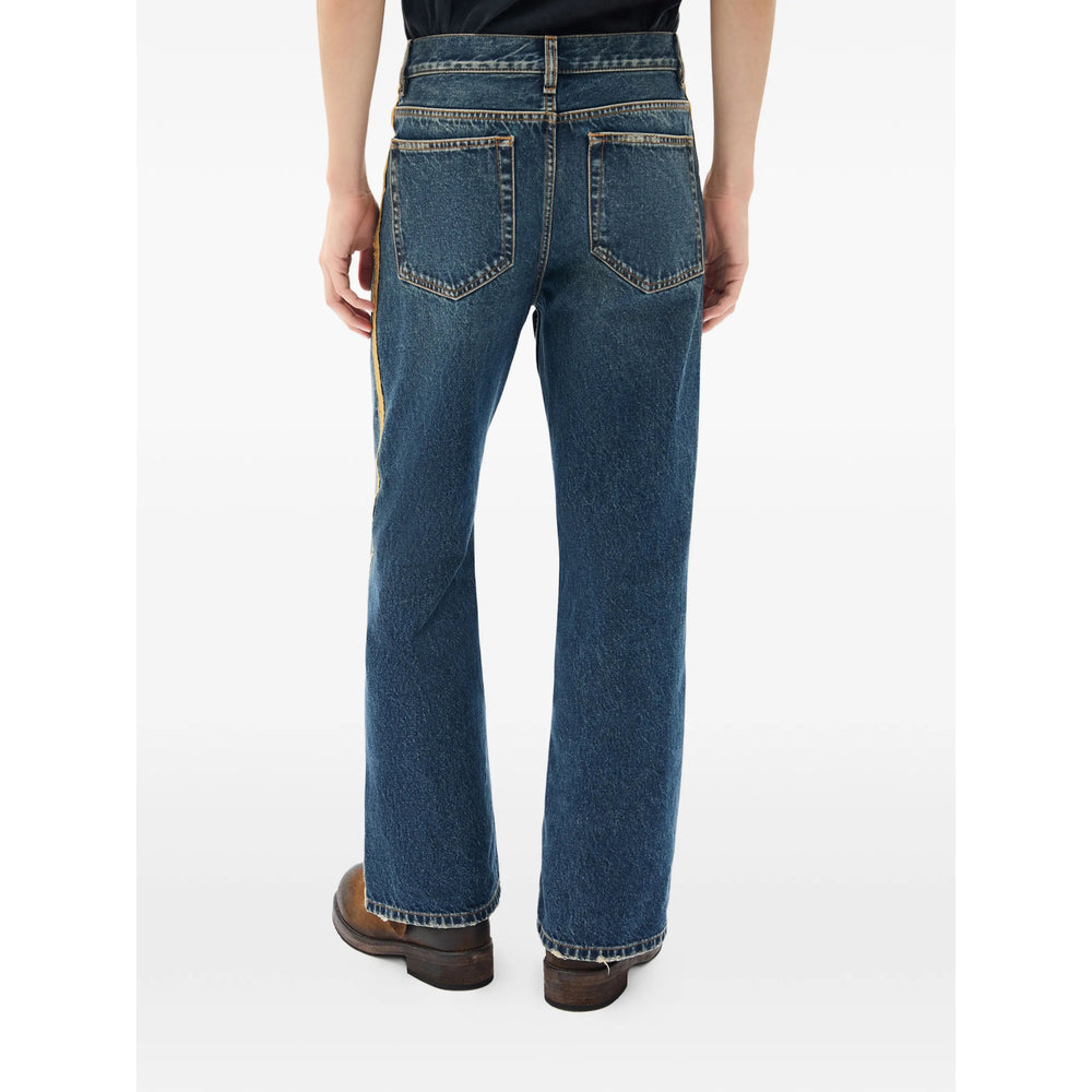 Ann Demeulemeester Blue Denim - Wide-Leg Jeans Men ANN DEMEULEMEESTER