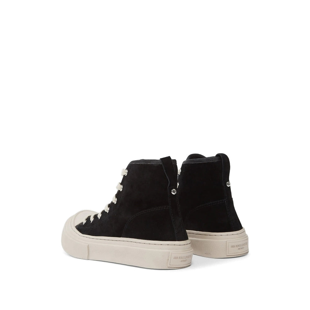 Ann Demeulemeester Black Trainers - Hi-Tops Men ANN DEMEULEMEESTER