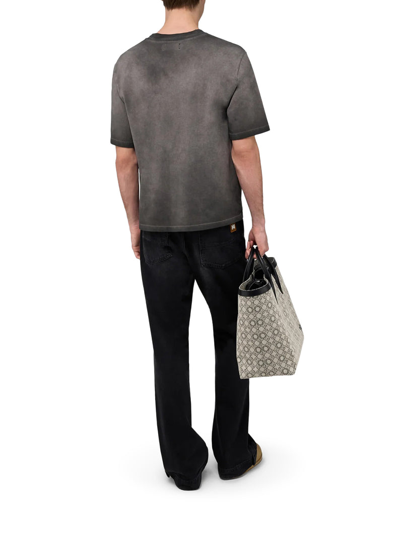 Amiri Men Cotton T-Shirt With Front Logo AMIRI