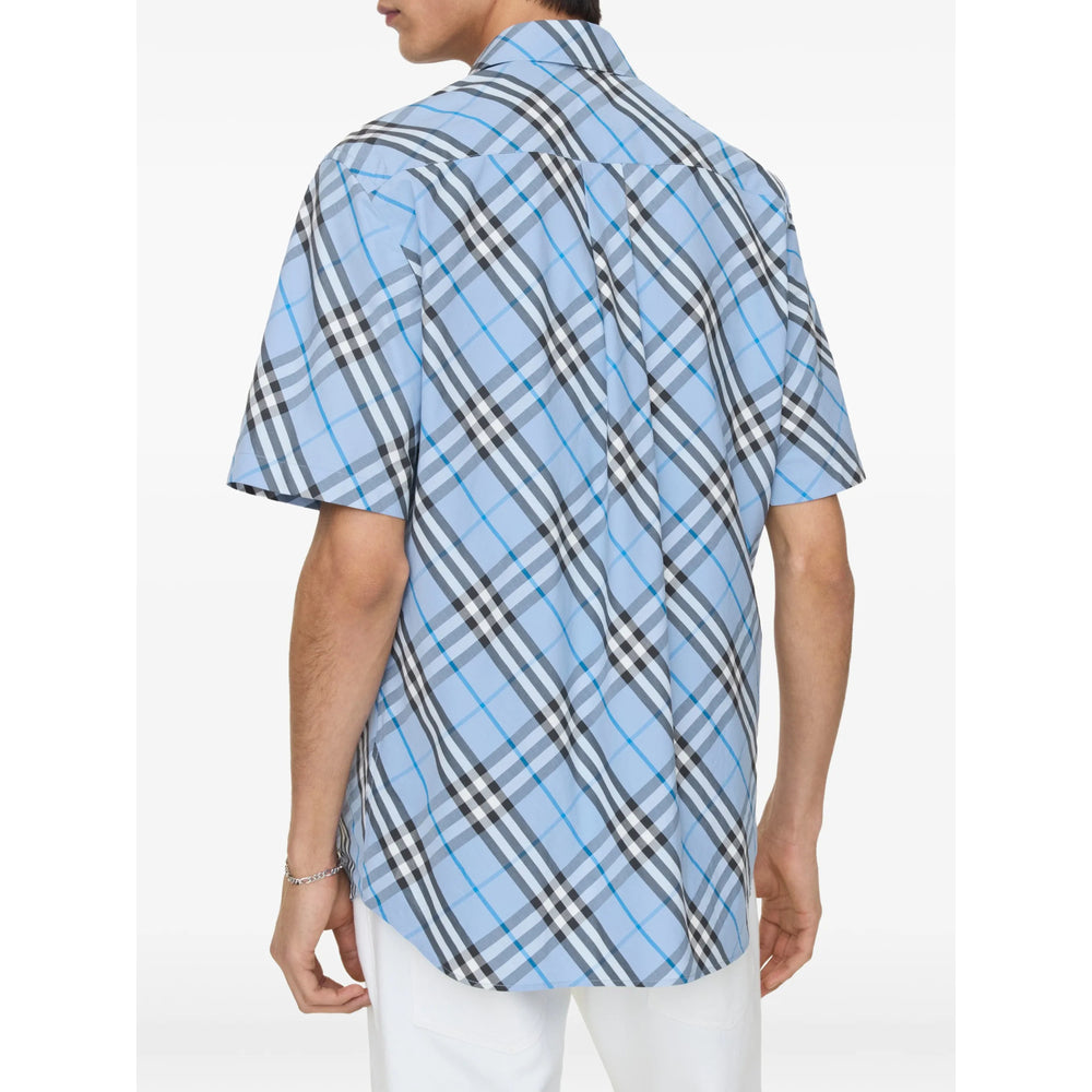 Burberry Blue Shirts - Shirts Men BURBERRY