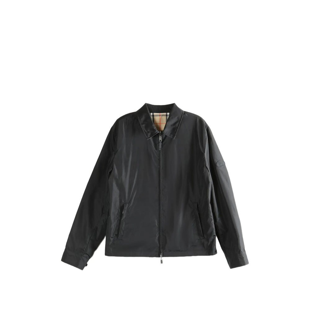 Burberry Black Jackets - Lightweight Jackets Men BURBERRY