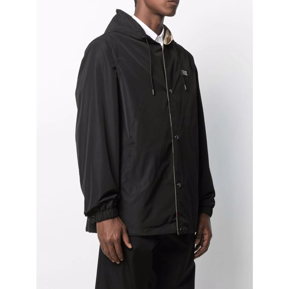 Burberry Black Jackets - Lightweight Jackets Men BURBERRY