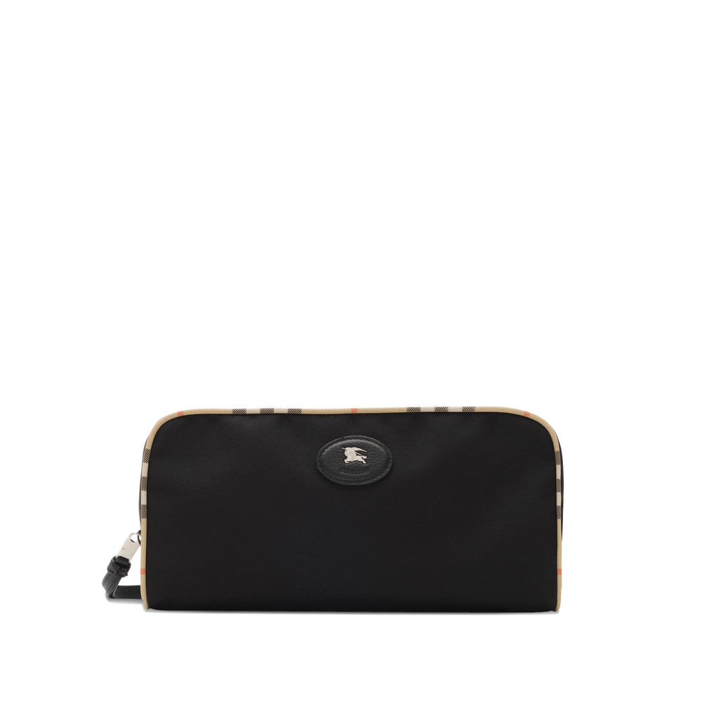 Burberry Black Wash Bags Men BURBERRY