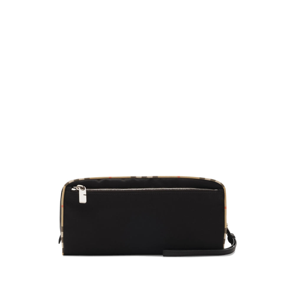 Burberry Black Wash Bags Men BURBERRY