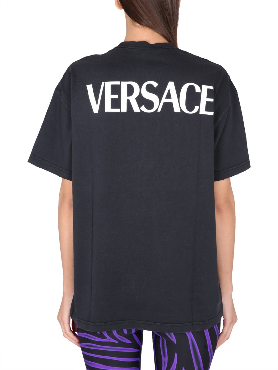 Versace Women Versace Goddess Oversized T-Shirt VERSACE