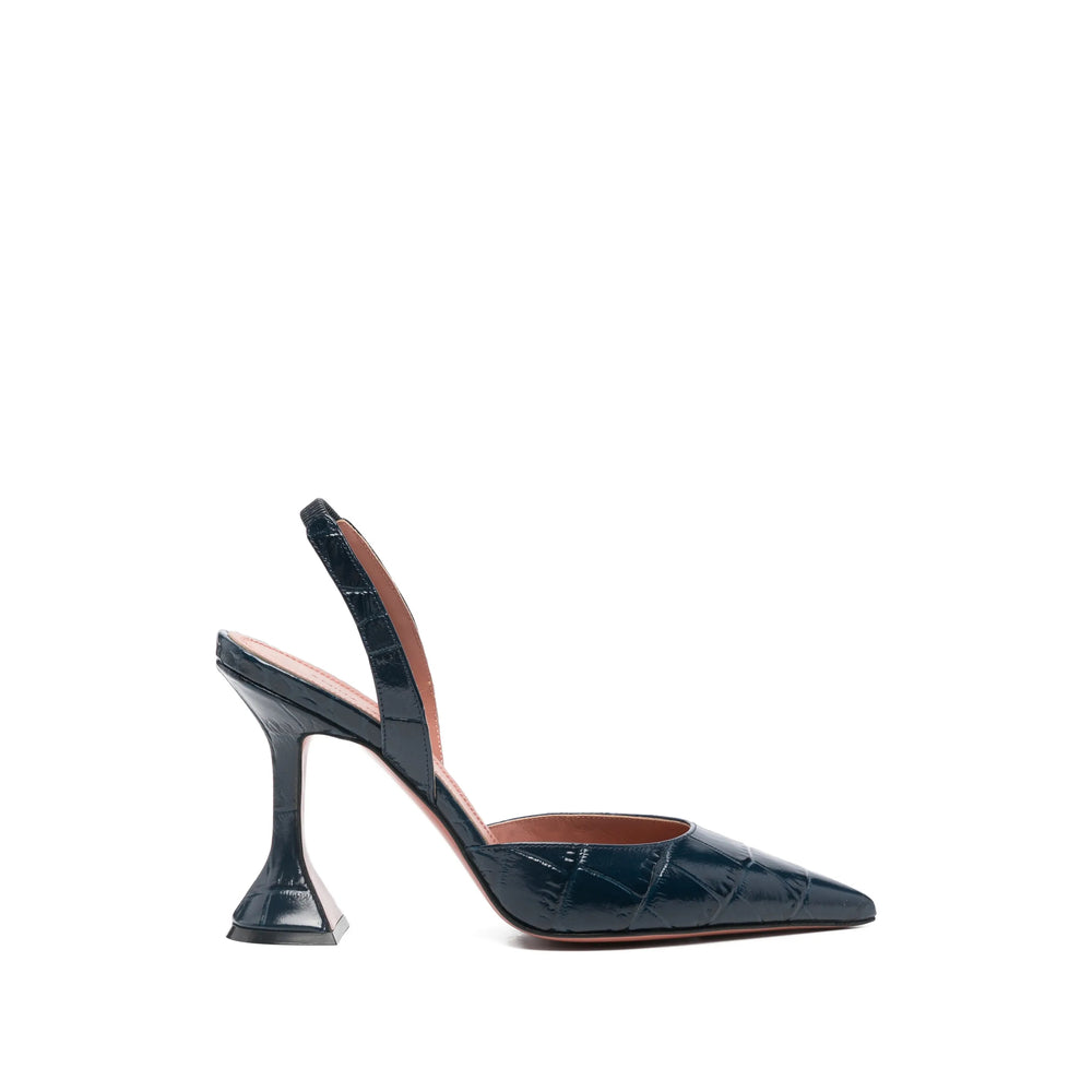 Amina Muaddi Blue Shoes Women AMINA MUADDI