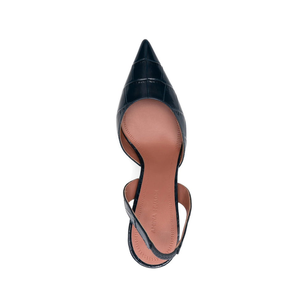 Amina Muaddi Blue Shoes Women AMINA MUADDI
