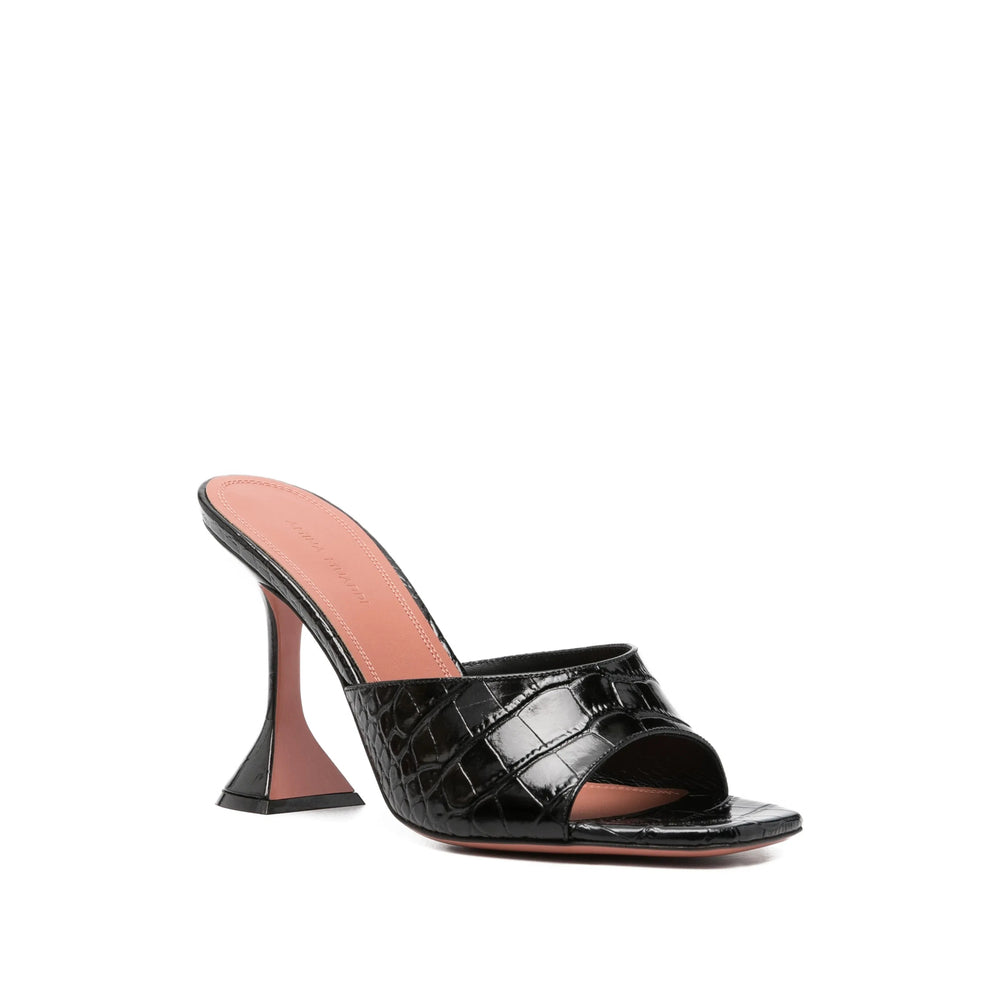 Amina Muaddi Black Sandals Women AMINA MUADDI