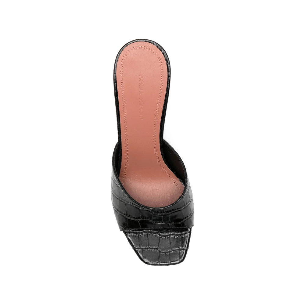 Amina Muaddi Black Sandals Women AMINA MUADDI