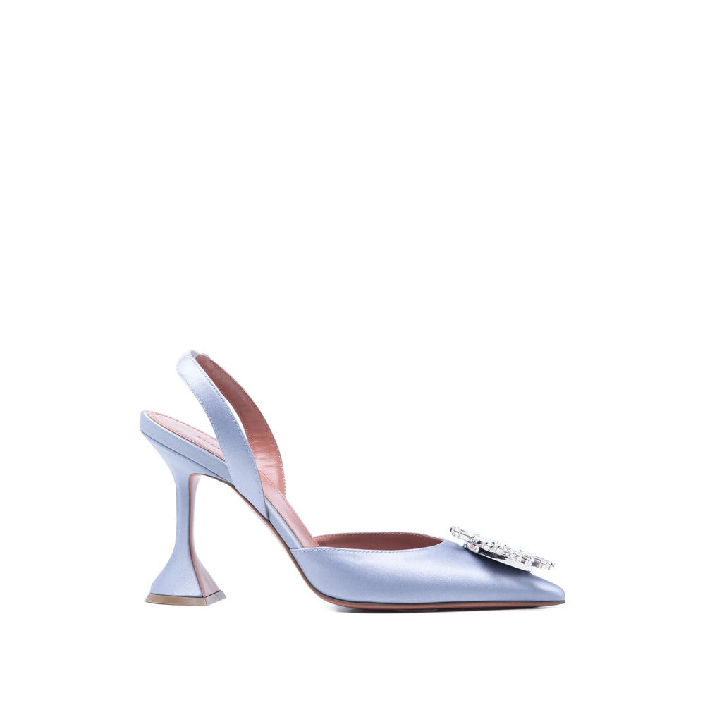 Amina Muaddi Purple Shoes Women AMINA MUADDI