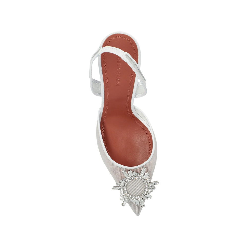 Amina Muaddi White Shoes Women AMINA MUADDI