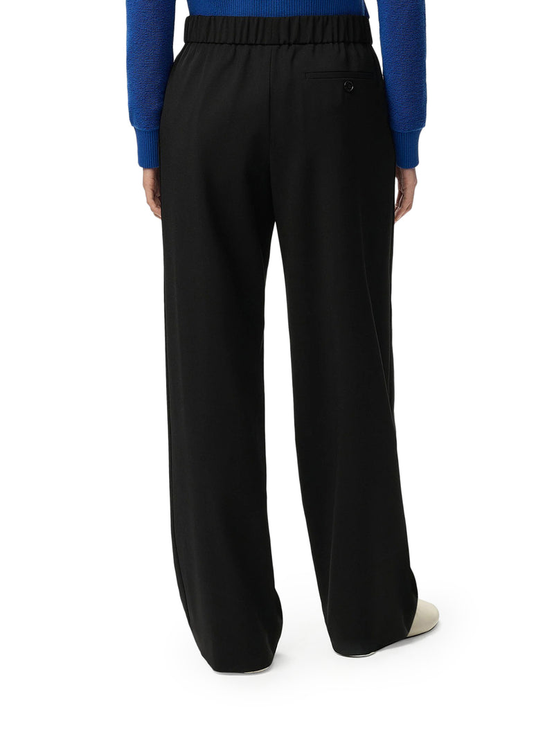 Loewe Women Loewe Tailored Wool Trousers With Jacquard Elasticated Waist LOEWE