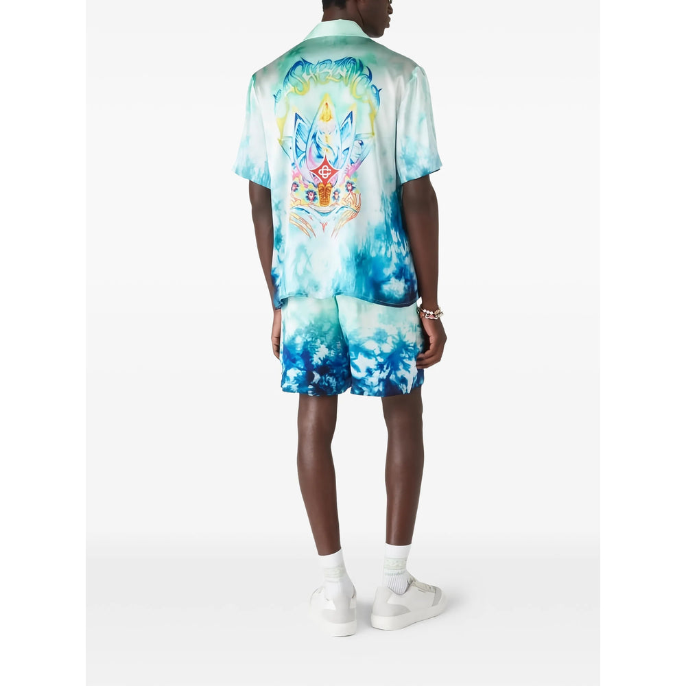 Casablanca Blue Shorts - Deck Shorts Men CASABLANCA